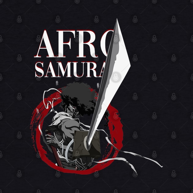 afro samurai warrior - black power by Claessens_art